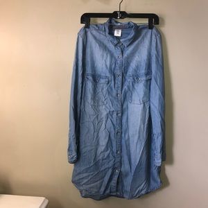 Jean Button-up Dress